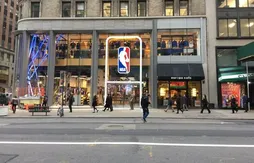 Ouverture du nouveau NBA Store de New York