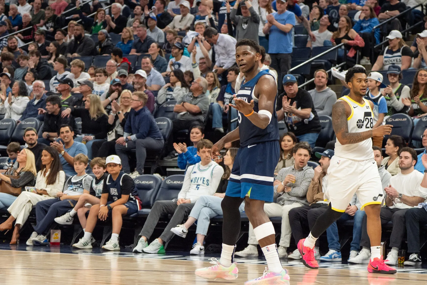 Anthony Edwards et les Wolves