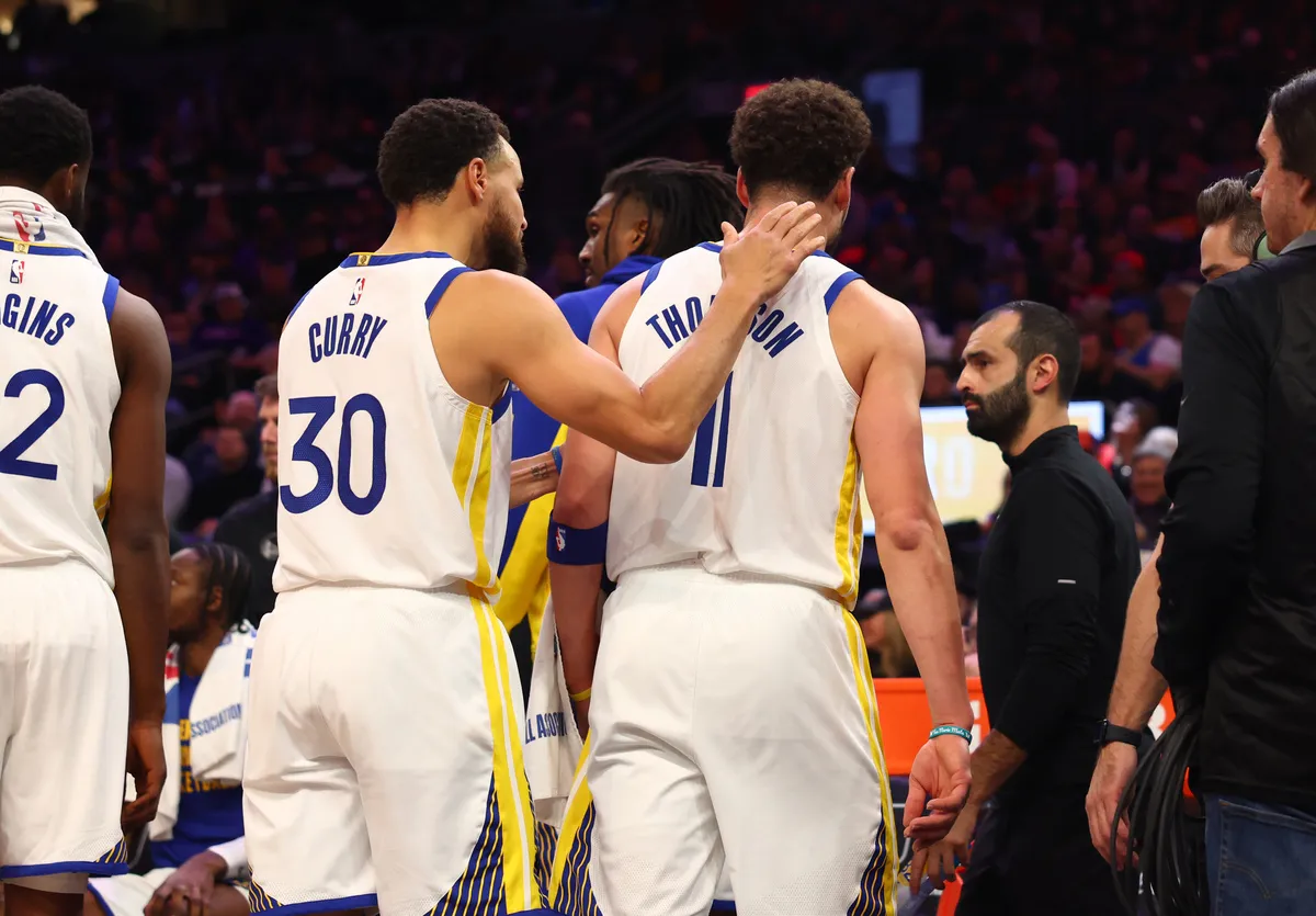 Stephen Curry, Klay Thompson et les Warriors