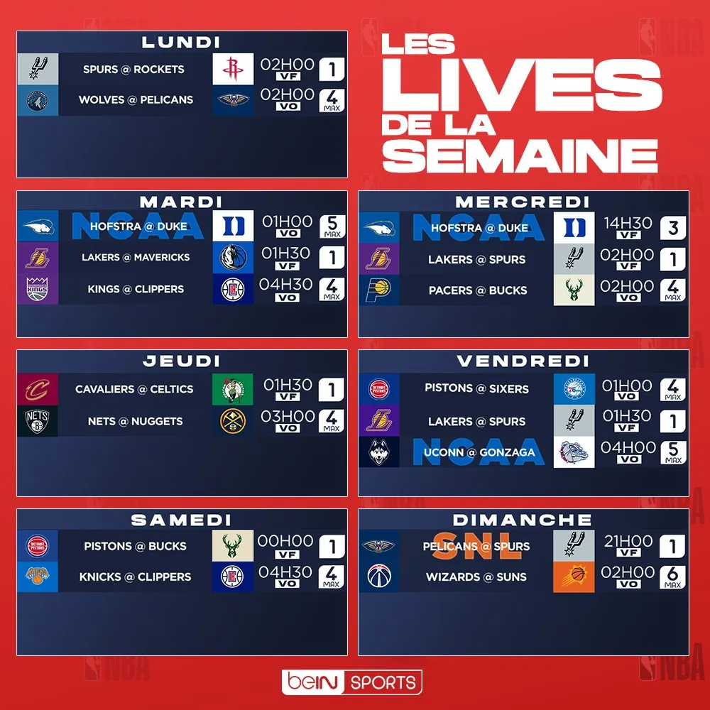 programme bein sports
