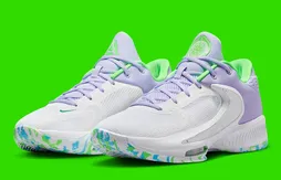 Un petit clin d’oeil aux Bucks sur la Zoom Freak 4 “Oxygen Purple”