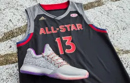Adidas : du rose et du violet pour James Harden au All-Star Game