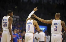 Kevin Durant et Russell Westbrook envoient le Thunder en demi-finale de conférence