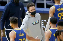 Klay Thompson : “L’objectif est d’être de retour en début de saison”