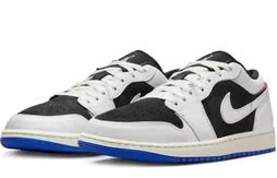 Gros plan sur la Air Jordan 1 Low “Quai 54”