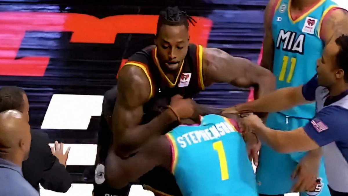 Dwight Howard et Lance Stephenson