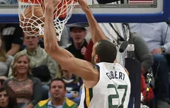 Utah – Denver : Rudy Gobert bien aidé par son banc
