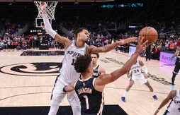 La folle série aux contres de Victor Wembanyama continue