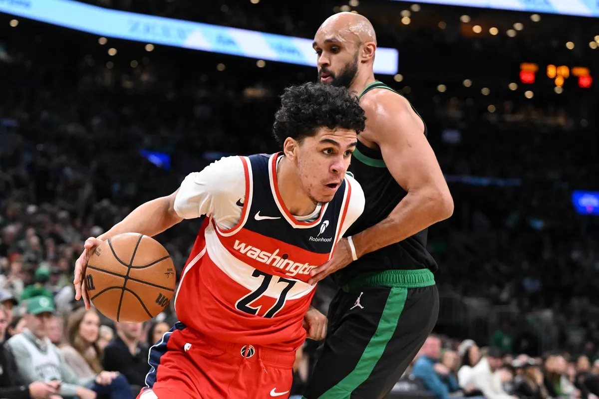 Will Riley (Wizards) contre les Celtics