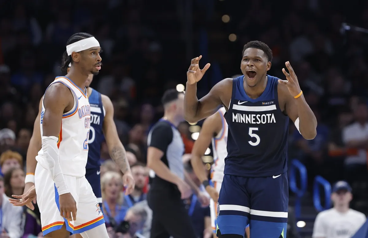 Anthony Edwards (Wolves) contre le Thunder