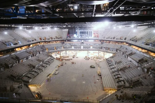 Spurs : des images des travaux dans l'AT&T Center
