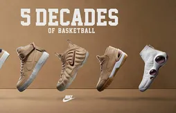 Nike célèbre cinq décennies de basket avec cinq chaussures