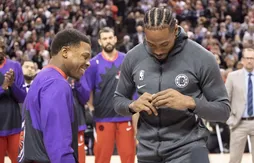 Les Raptors ont rendu un bel hommage à Kawhi Leonard en lui offrant sa bague de champion