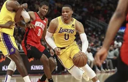 En triple-double, Russell Westbrook et LeBron James écartent Houston