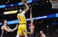 Anthony Davis rayonne et les Lakers enchaînent à Washington