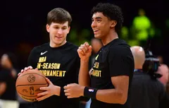 Titulaire, Max Christie se montre chez les Lakers