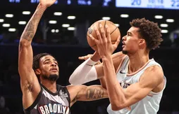 Victor Wembanyama et les Spurs s’imposent à Brooklyn sans briller