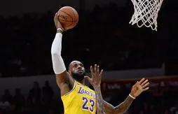 Présaison : malgré la défaite, LeBron James s’est fait plaisir