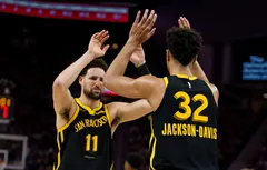 Klay Thompson va beaucoup manquer à Trayce Jackson-Davis