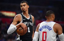 Victor Wembanyama muselé, les Spurs coulent chez les Clippers
