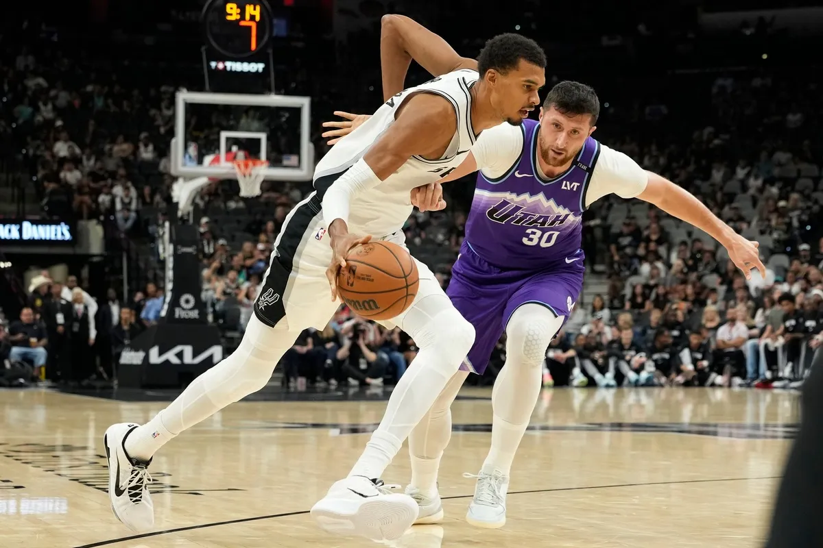 Victor Wembanyama avec les Spurs