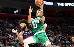 Jayson Tatum beaucoup trop fort pour les Pistons