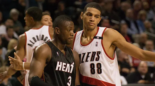 nicolas batum vs dwyane wade