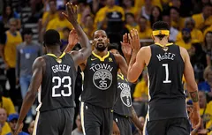 Shaun Livingston et JaVale McGee (presque) parfaits