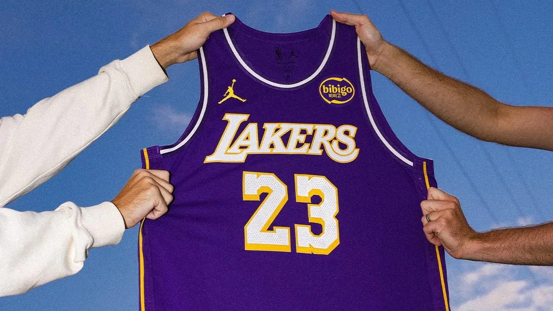 Le maillot "Statement" 2025-2026 des Lakers