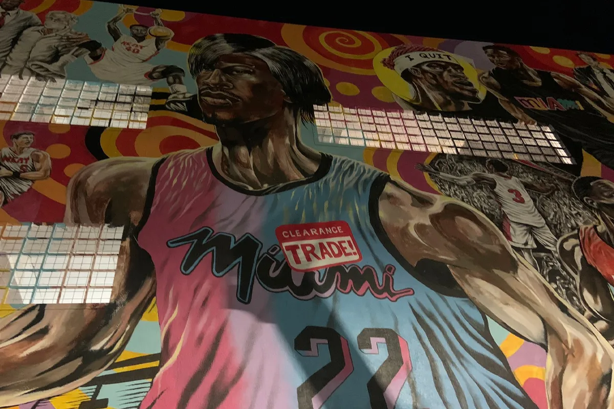 La fresque de Jimmy Butler à Miami