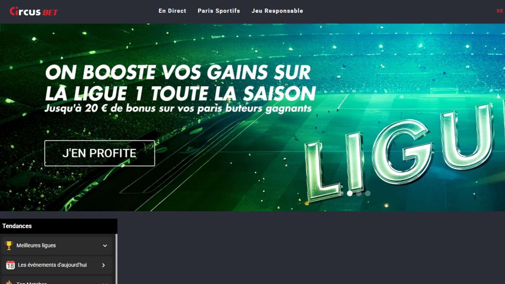 L'offre Ligue 1 de Circus Bet