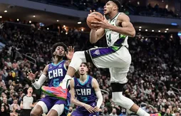Giannis Antetokounmpo délivre les Bucks face à de vaillants Hornets