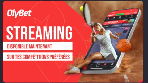 Paris en direct Olybet : livetracker avec statistiques et streaming vidéo OlybetTV