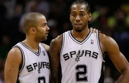 Kawhi Leonard et Tony Parker repoussent les Mavs