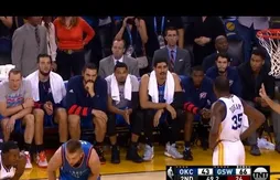 [replay] Enes Kanter et Kevin Durant se chauffent