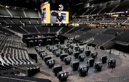 Lloyd Pierce et les Hawks mobilisés à la State Farm Arena, transformée en bureau de vote géant
