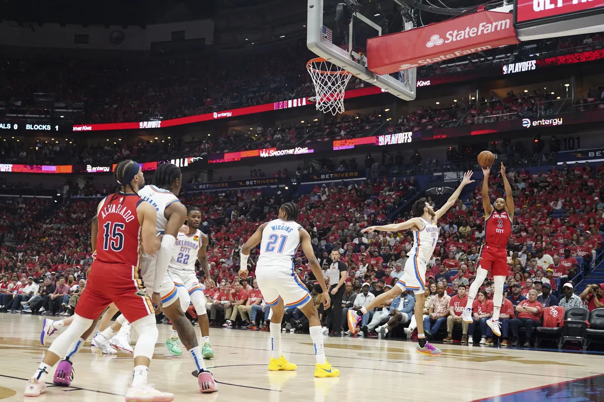 Le Thunder face aux Pelicans