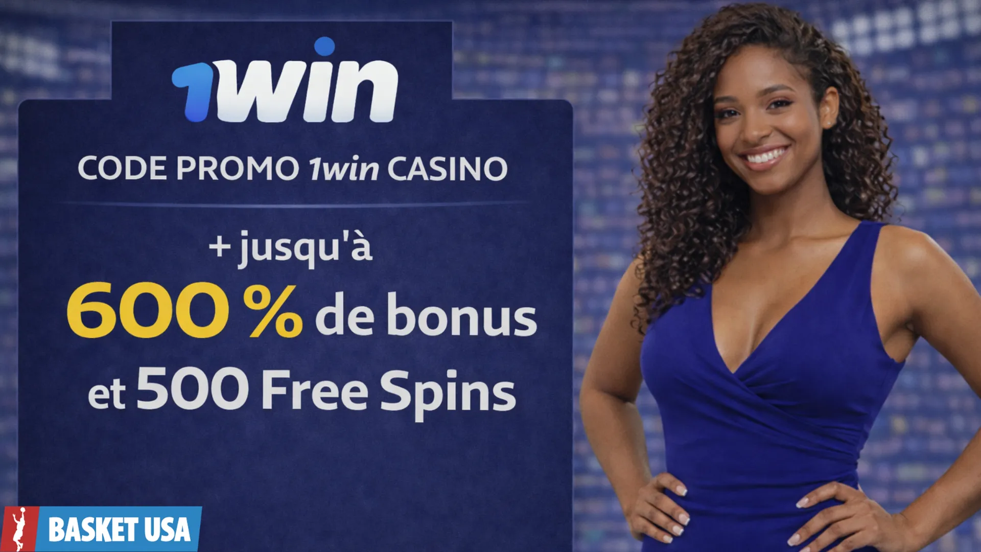 Le code promo 1win offre un bonus casino en crypto jusqu'à 600 % + 600 FS.