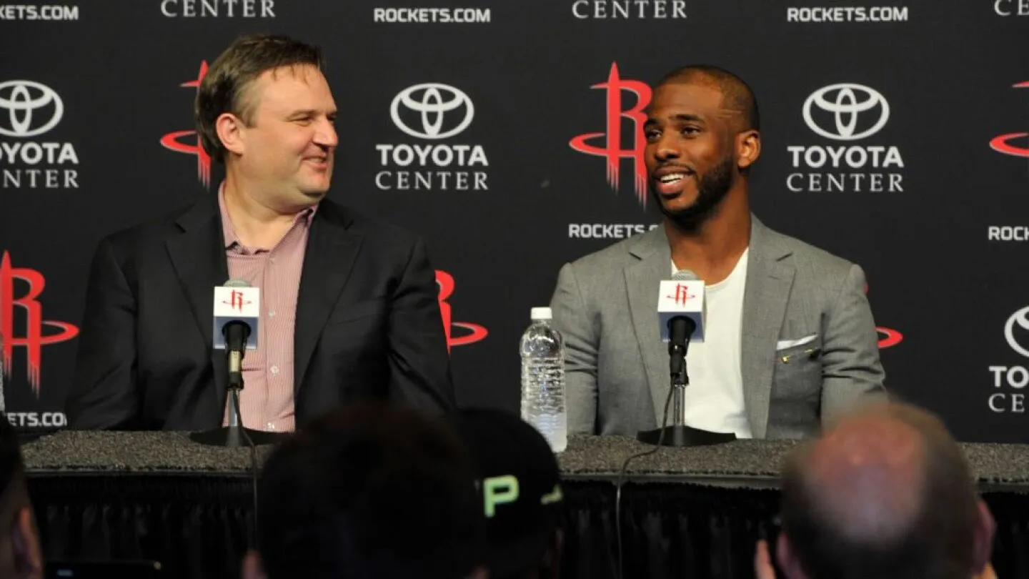 Chris Paul et Daryl Morey