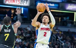 Cade Cunningham a bossé son tir à 3-points… sur une table de massage
