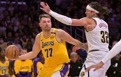 Un brillant Luka Doncic et les Lakers dominent des Nuggets diminués