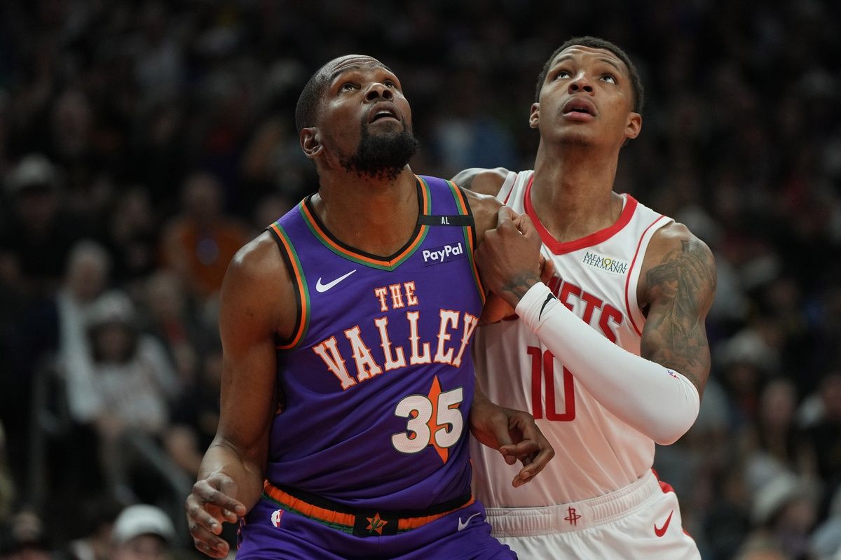 Jabari Smith Jr. et Kevin Durant