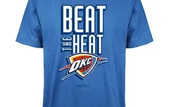 Pour les fans d’Oklahoma City, NBA Store vend des T-Shirts “Beat The Heat”