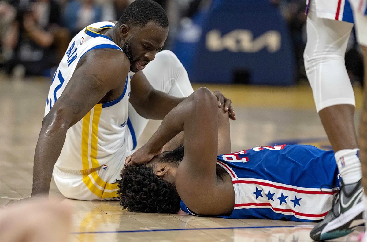 Joel Embiid face aux Warriors
