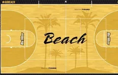 Des palmiers sur le parquets de Long Beach State