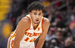 Zaccharie Risacher reste à l’infirmerie des Hawks