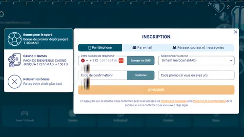 Inscription sur Coldbet avec le bonus pari sportif ou casino