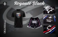 DearBBall lance le short “France Royauté Black” une exclusivité premium
