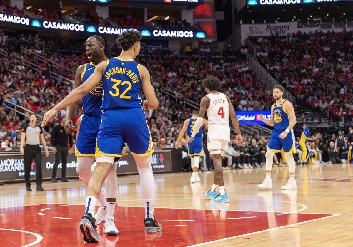 Trayce Jackson-Davis et Draymond Green