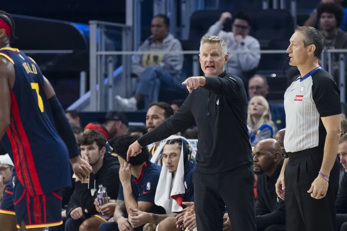 Steve Kerr (Warriors) contre les Nets